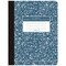 Composition Book, Unruled, 100 Sheets, 9.75" x 7.5", Blue Marble